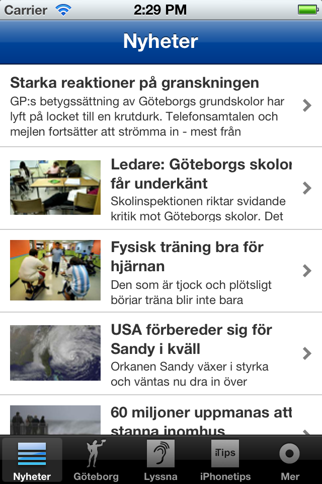 iPhone Screenshot 1